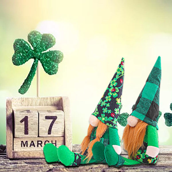 St. Patrick's Day Cuckold Doll Ansigtsløs gammel irsk feriepynt