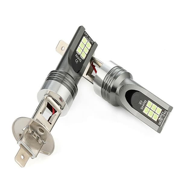 2-pakning H1 LED-frontlys konverteringssett 100W