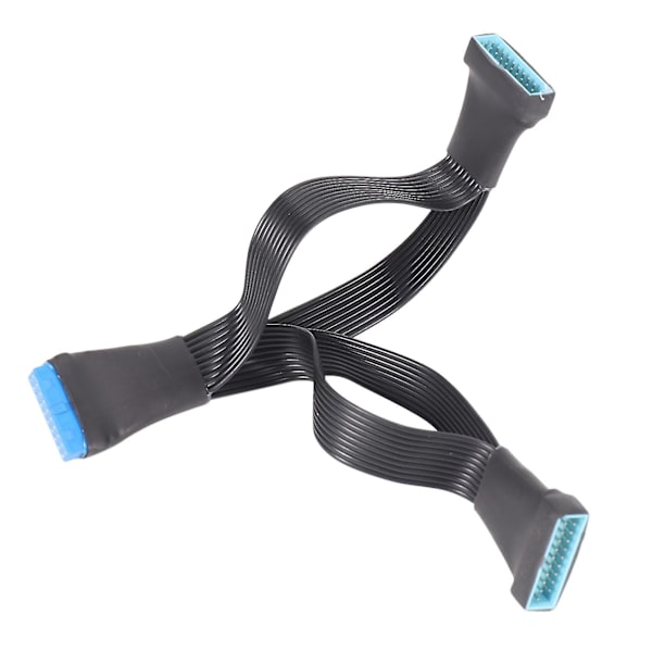 Emoleväkortin emolevy USB3.0 19-nastainen 20-nastainen 19-nastainen 20-nastainen 1-2 virran laajennuskaapeli 12cm (haoyi