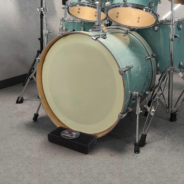 Basstrommestoppblokk Lett Kryp- og Skyvetilbehørsmatte Black