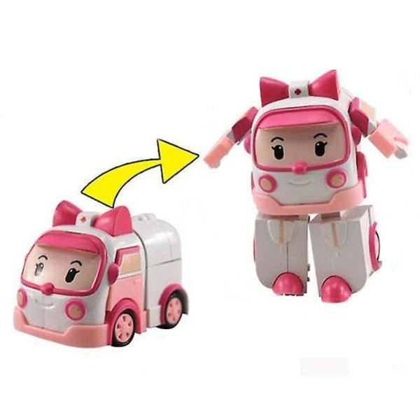 Robocar Poli Lekebil Korea Robotbil Transformasjonsleker Beste Gaver For Barn Red