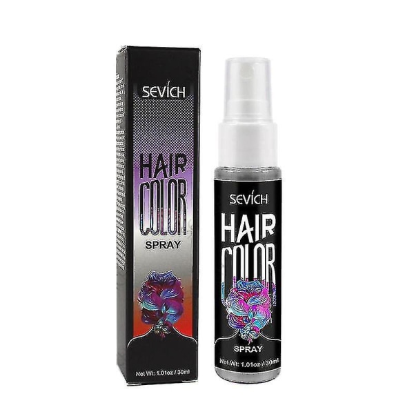 30ml 5-farger flytende spray Midlertidig hårfarge Unisex hårfarge Instant Purple