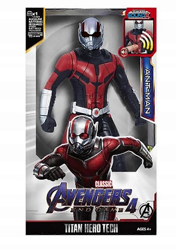 Stor actionfigur Ant-Man Avengers 30 cm lydlys