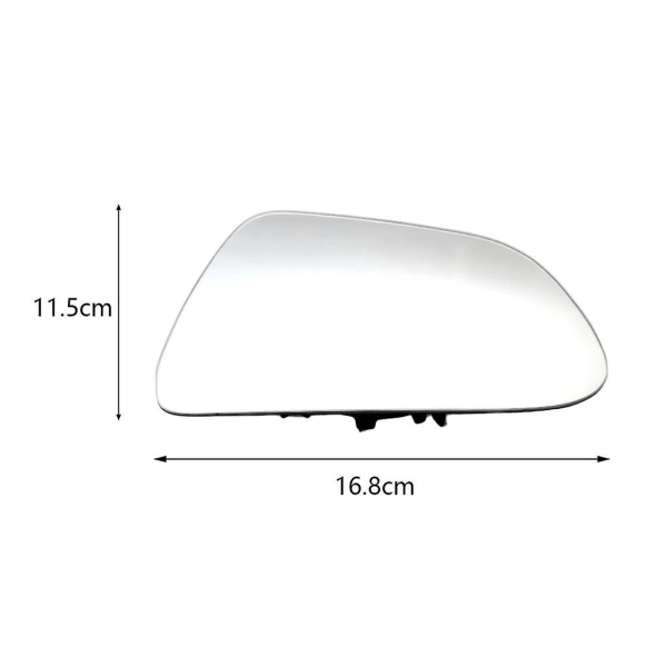 Sivupeilin lasi Tesla Model 3:lle (2016 ja uudemmille) Vasen Right