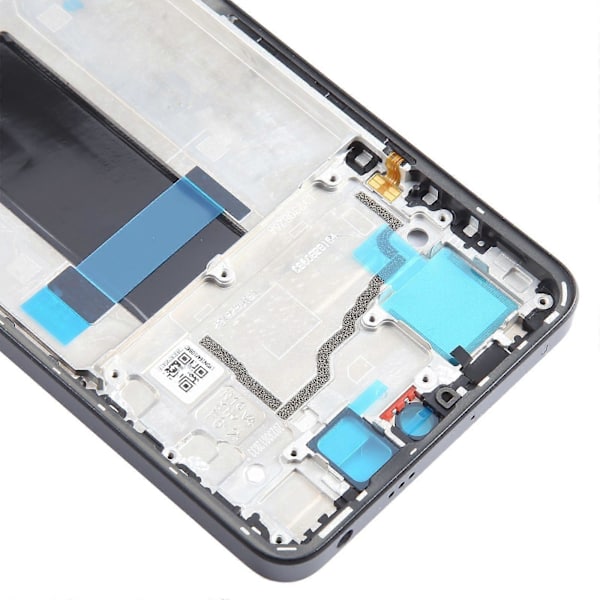 Til Xiaomi Redmi Note 13 Pro 5G Original LCD Ramme Bezel Plade Black