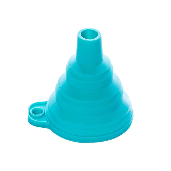 2 kpl - Silikonisuppilo - Kokoontaittuva - 7 cm Monivärinen