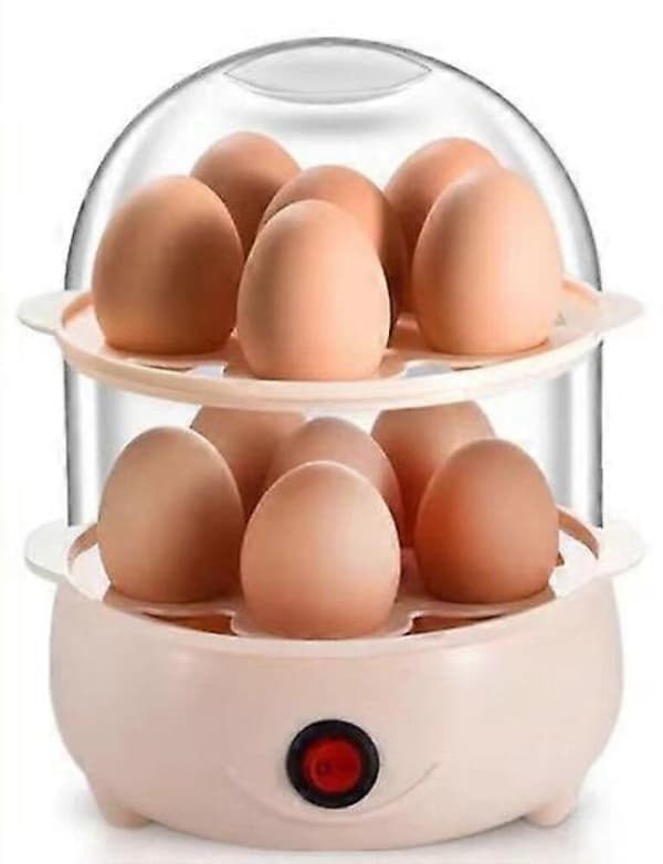 GETIT Cute Egg Cooker Egg Steamer Soup Mini Home Breakfast Egg Cooker