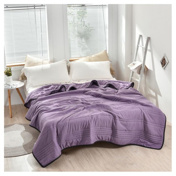 Ultrakjølende teppe for hel- og enkeltsenger Ultramyke vaskbare tepper for voksne barn Purple 200*230