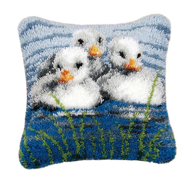 Hæklenåle Låsekrog Værktøj Farverige Blomster Three Duck