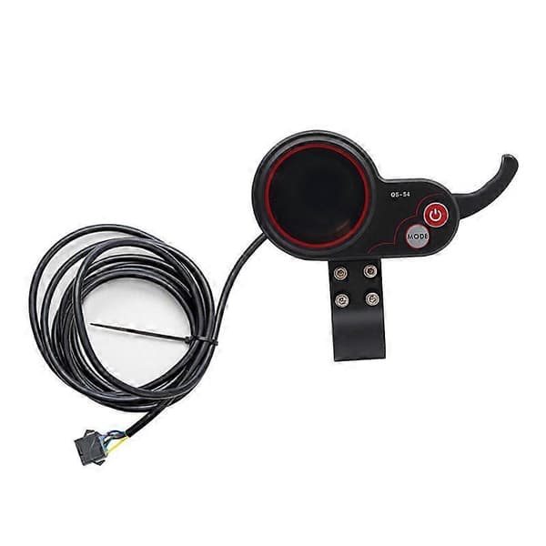 QS-S4 LCD-displaymåler 36V 48V elektrisk løbehjul-dashboard UART-protokol til tilbehør til elektrisk løbehjul (SM 5PIN) Black