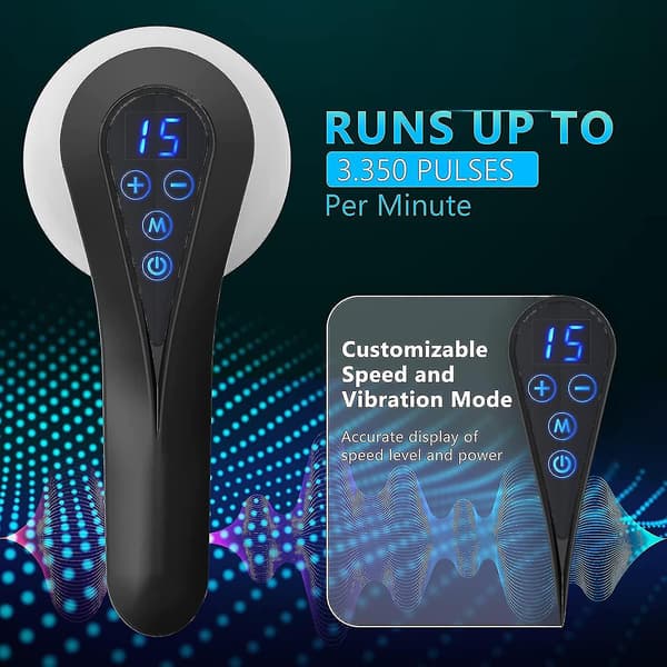 Body Sculpting Machine, Cellulite Massager with Cordless Handheld, Deep Tissue Massager Handheld with Touch Screen, Lymphatic Drainage Machine with 9