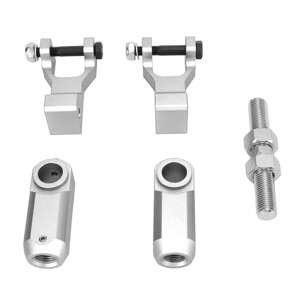5 Pcs/Set ATV Front Rear Lowering Kit in Aluminum Alloy, Replacement for Raptor 350 660 700 Silver