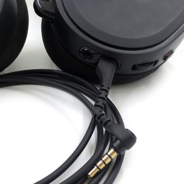 Lydkabel til Arctis 3/5/7/Pro 1,5 m langt gaming headsetkabel til bærbar computer