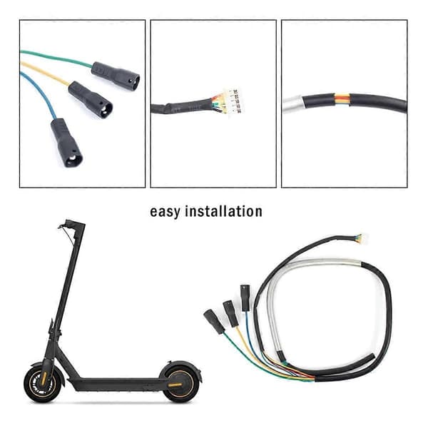 Hjulmotorkabel til MAX G30 KIckscooter G30D G30LP Elektrisk Scooter Motorkabel Tilbehør As Shown
