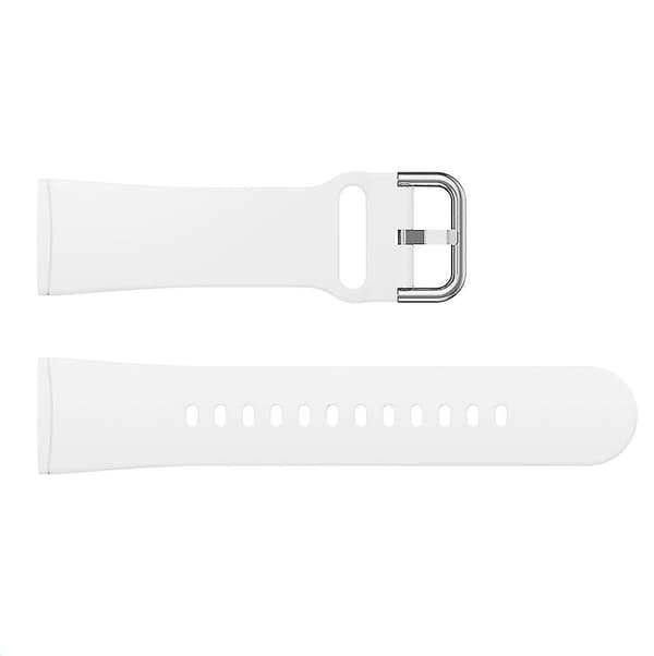 Yhteensopiva Fitbit Versa 3 silikonihihnan kanssa White