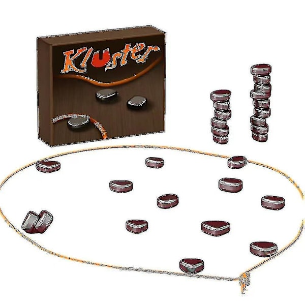 Kluster Magnet Spill - Magnetiske Steiner - Selskapsspill for Familie eller Venner - 1 til 4 Spillere
