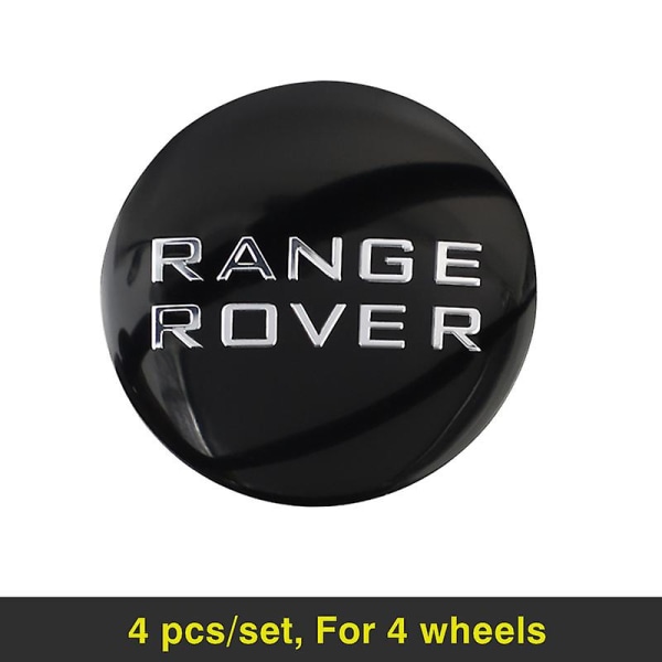 4 kpl 56 mm auton pyörän cap Metallimerkkitarrat Tarvikkeet Land Rover Range Rover Evoque Velar Defender Discoverylle