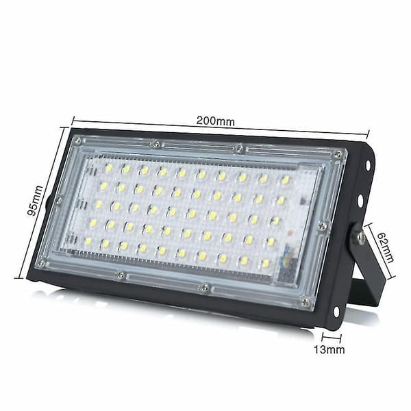 50W IP65 Vanntett Utendørs LED-Flomlys Warm White