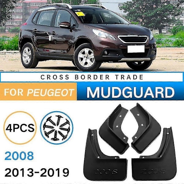 Stænklapper Kompatible med 2008 2013-2019 Mud Flaps Guard Splash Flap Mudguard Tilbehør - XinHan