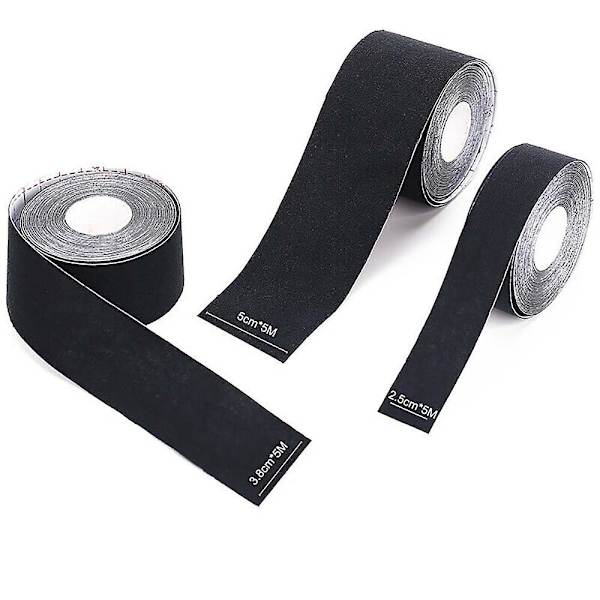 Brösttejp Bröstvårtsskydd Bröstkudde Booby Lift Push Up Osynlig Sticker Black L - 5CM x 5.0M