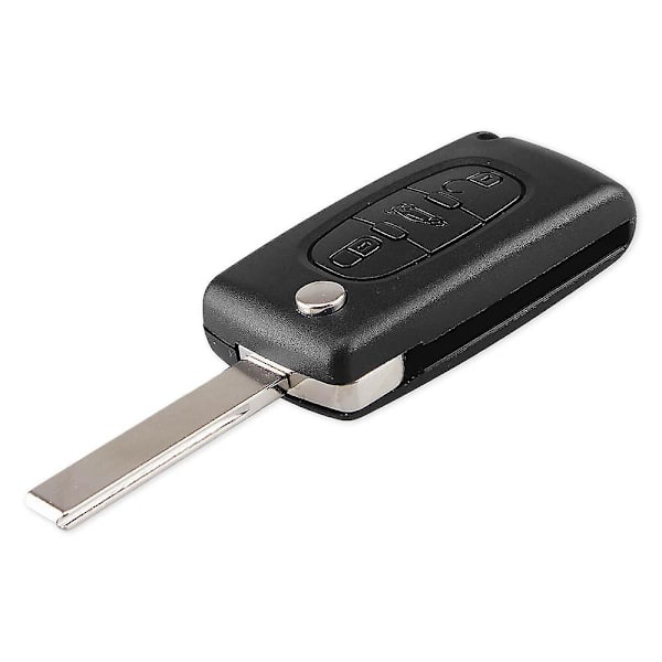 Erstatningsnøkkelskall Flip for Fiat Scudo Ulysse Passform Lancia Phedra Hu83/va2 Blad Ce0523 Ce0536 2/3/4 Knapper Fob Etui 4 Buttons VA2 CE0523