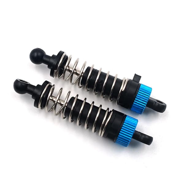 2-pak 1/18 skala frontstøddæmper til Wltoys A979 Buggy DIY-dele Blue