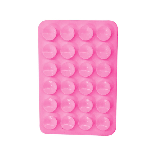 5 stk. Silikon Suttekopper Telefon Case Klæbemontering, Til Iphone & Android Mobiltelefon Case Kompatibel, Håndfri Mobil Tilbehør Holder pink