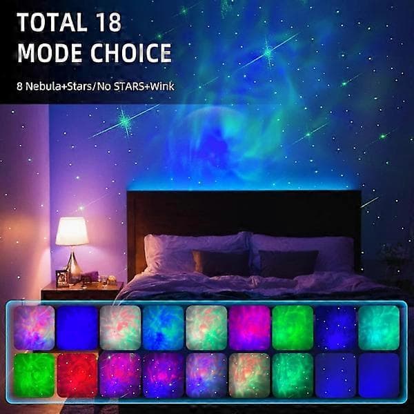 Night Light - Star Projector with LED Lamp - Astronaut