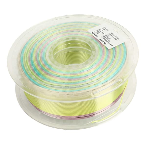 silke pla filament regnbue filament 3d printer filament PLA Filament Farve