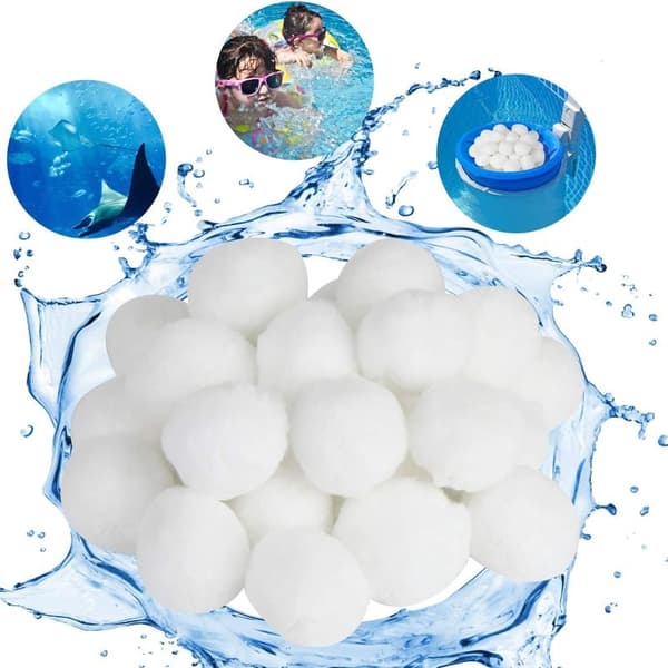 700g filterbolde til swimmingpool, filterbolde til sandfiltersystemer, kan holde 25 kg