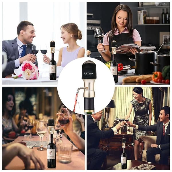 Intelligent Decanter Portable Electronic Wine Pressure Aerator Wine Automatic Pourer