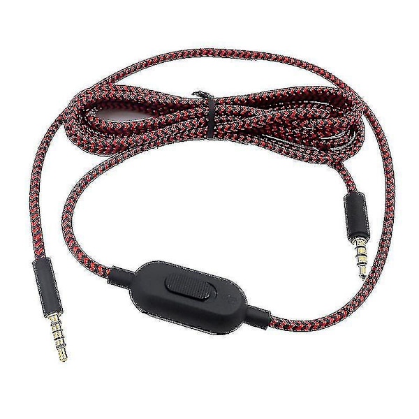 3,5 mm - 3,5 mm äänikaapeli Logitech G Pro X / G Pro -pelipäänauset Red