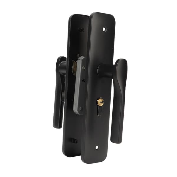 Stainless Steel Door Lock Set with Oxidation Resistant Coating, Rustproof and Comfortable Grip Handle for Bedroom Bathroom