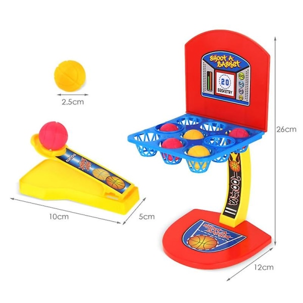 Bordsspel Mini Basket Desktop Family Game Shooting Basket Toy Jiugongge