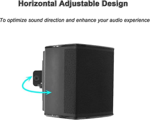 2 kpl Seinätelineet Bose Virtually Invisible 300 langattomille surround-kaiuttimille, musta