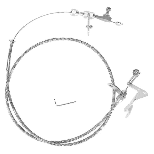 Mopar girkasse kickdown-kabel for Chrysler 727 - flettet