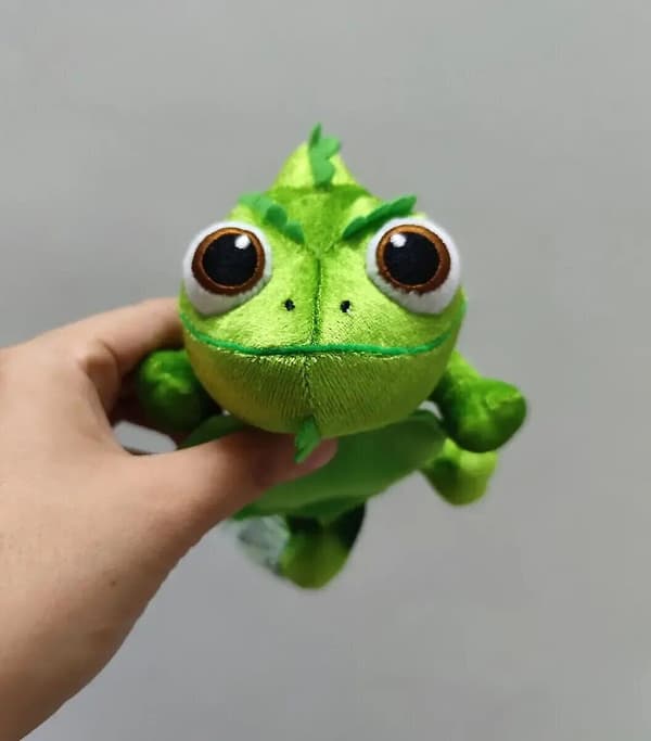 15 cm Pascal Rapunzel Kamæleon Plyslegetøj Bløde Udstoppede Dyr Plysdukke Pascal Rapunzel Skulderpynt Børnefødselsdagsgaver