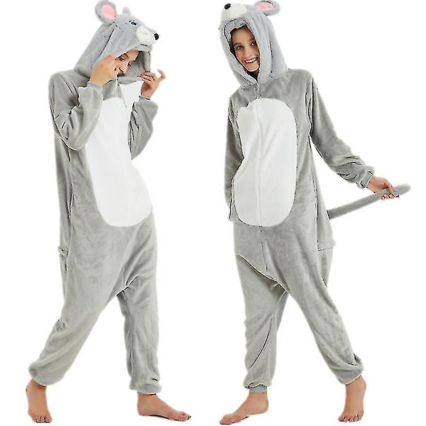 Mus Pyjamas Djur Onesie Unicorn Pyjamas Pegasus kostym Kigurumi Pyjamas Halloween Cosplay L