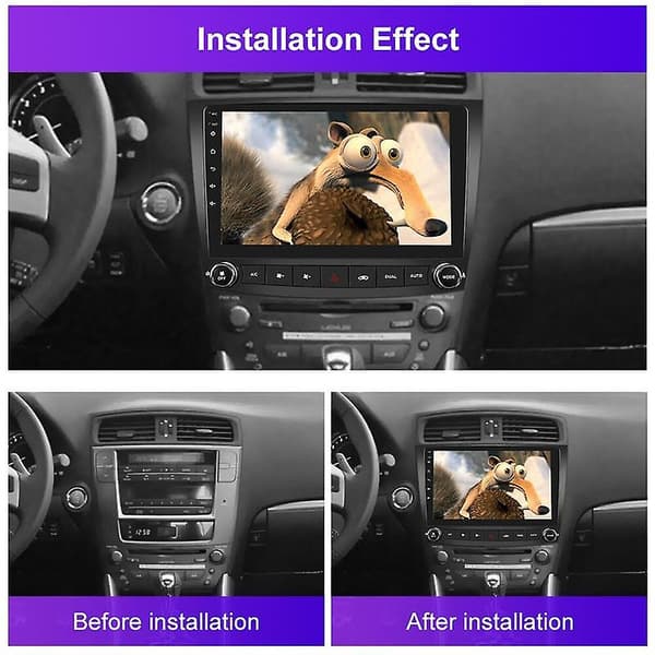 Android bilradio til LEXUS IS250 før 2010 bilvideoafspiller centralt multimediastereonavigation 4G 8 Core 4+64 with carplay
