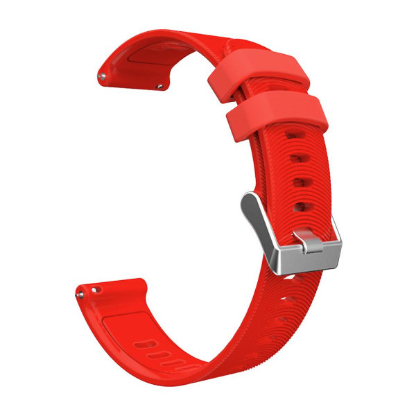 2 stk Garmin Vivoactive 3 Silikon Klokkebånd Armbånd For Garmin red