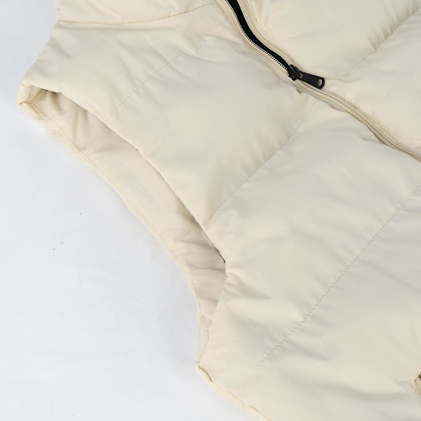 Seeunique Mænds Letvægts Pakbar Puffer Dunvest Ærmeløs Quiltet Jakke Frakke Khaki S