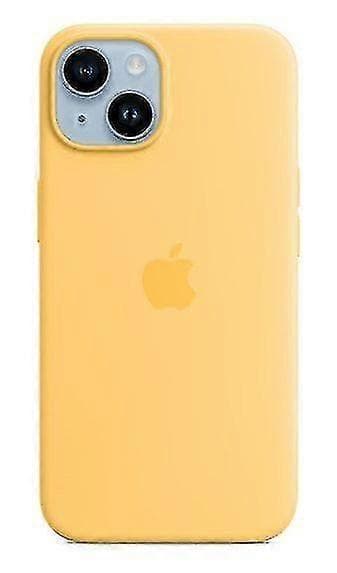 Silikon telefondeksel kompatibelt med iPhone 14 Sunglow