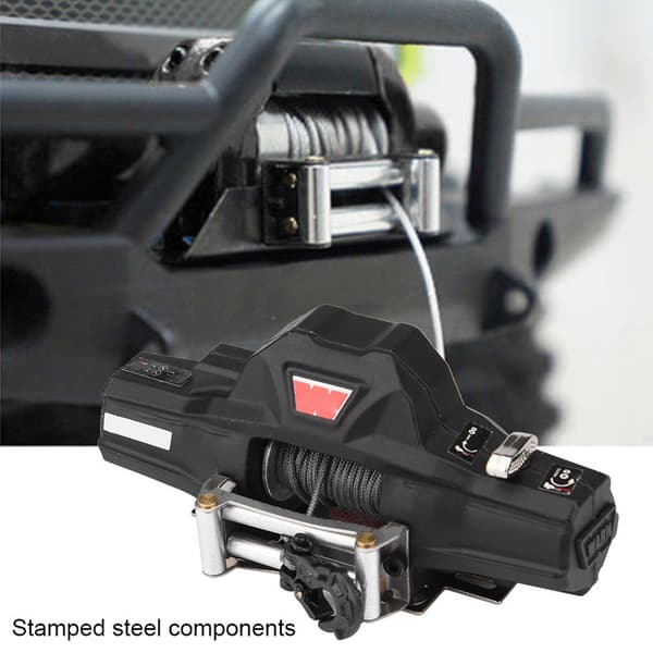 1/8 Scale RC Model Vehicle Crawler Car Accessories Dual Motor Winch With Remote Control
