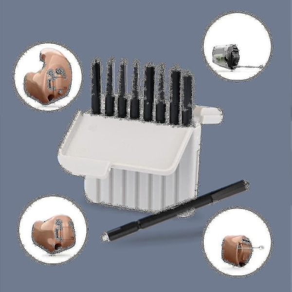 Phonak Høreapparat Ørevoksbeskyttelsesfilter Rengøringsværktøj Tilbehør Høreapparat Cerustop Voksbeskyttere Widex, Unitron 3pack(24pcs)