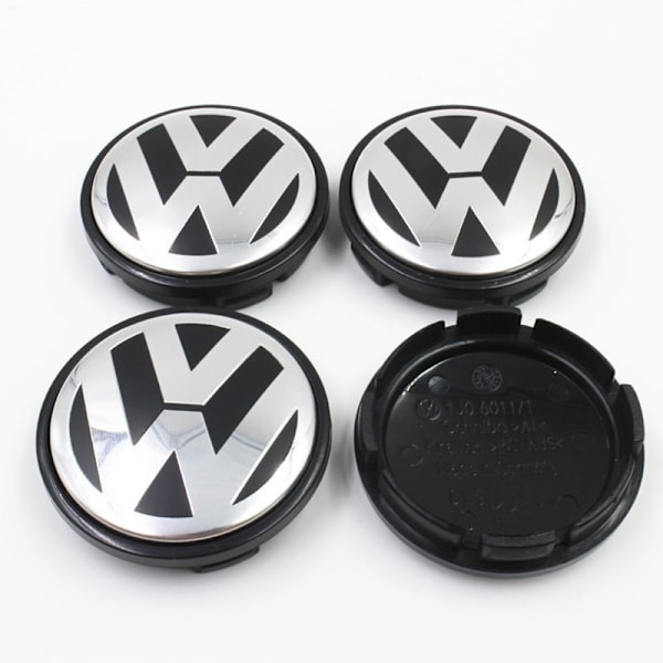 Keskiöt VW10 60MM Volkswagen-autojen renkaille 4-pakkauksessa 60