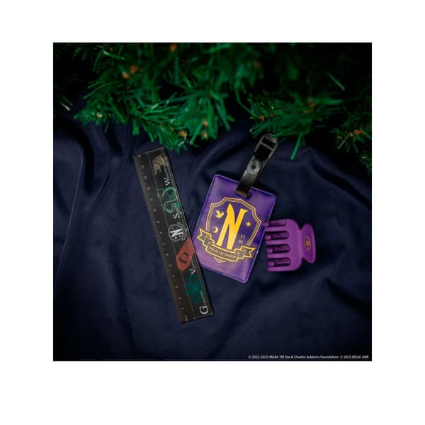 CineReplicas Wednesday Addams adventskalender blå blue