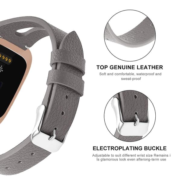 Fitbit Versa 2 -ranneke Fitbit Versa 2:lle Gray