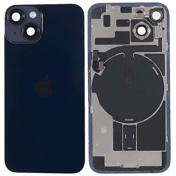 For iPhone 14 OEM Demontering Batterideksel Erstatningsdel Multicolor Midnight
