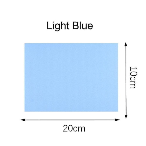 13 farger selvklebende reparasjonssett fikse hull dunjakke klær Vaskbare lapper -ys light blue