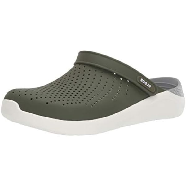 Unisex LiteRide Clogs för Vuxna, Nero armégryn/vit armégryn/vit army green/white 42/43 eu